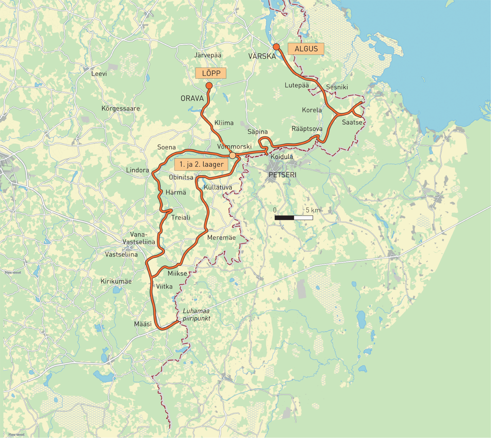 Viienda roheliste rattaretke